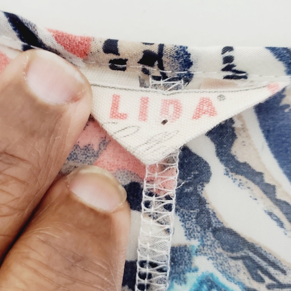 Lida Collection Multi-color Teal Knit Tank Top size Free Size - Picture 4 of 5